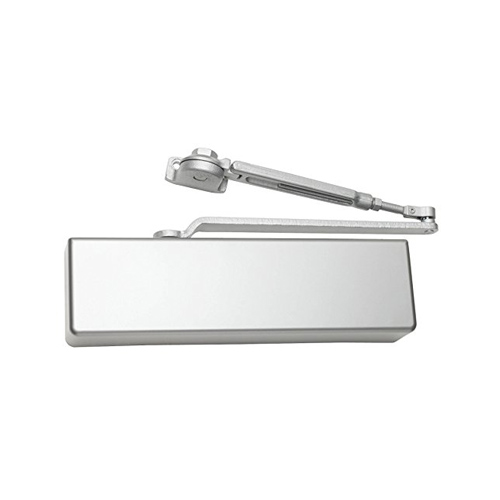 SC71A HW/PA BLACK CLOSER HOLD-OPEN w/PA ARM SIZE: 1-6 - Door Closers